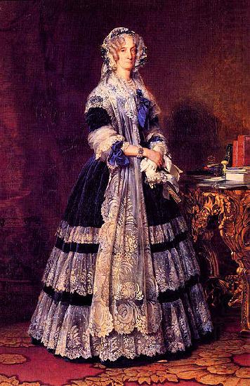 Franz Xaver Winterhalter Portrait of the Queen Marie Amelie of France china oil painting image